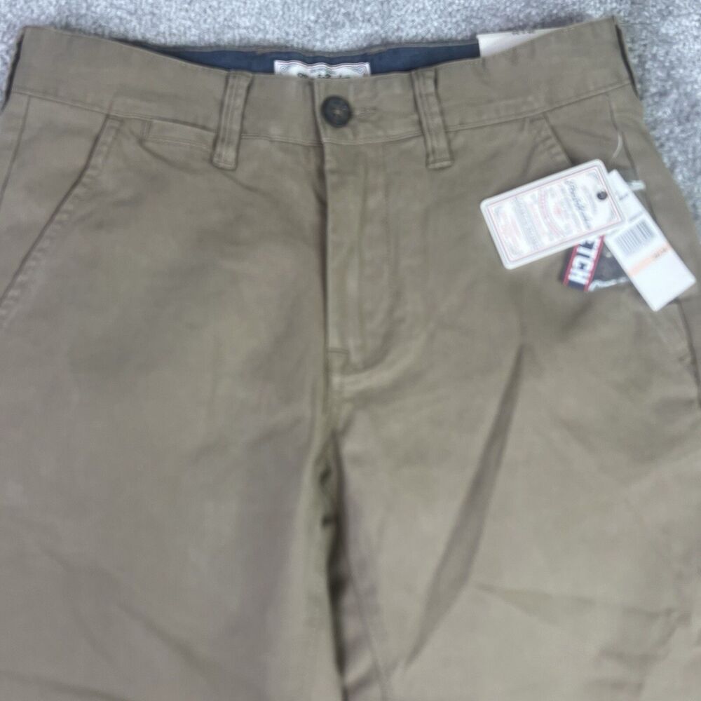 Flag & Anthem Pants Mens 28x34 Khaki Chino Stretch Nashville Straight Preppy